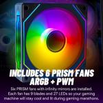 Stratos Micro RTX 5080 16GB, 24-Core Intel Ultra 9 285K, 64GB DDR5 RAM, 2TB NVMe SSD, Gaming Desktop PC w/Windows 11 Pro, 3-Year Warranty, RGB Keyboard+Mouse, Internal Wi-Fi 6E, 3X DP & HDMI