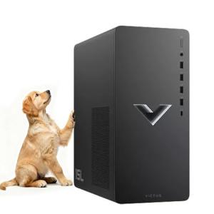 HP Victus Business Desktop Computer, 6 Core AMD Ryzen 5 5600G（Beat Ryzen 7 1700）, AMD RX6400, 32GB RAM, 1TB PCIe SSD,Type-C,DisplayPort, HDMI, Wi-Fi6, Bluetooth, Webcam, Windows 11 Home, Black