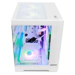 HOENGAGER Gaming PC, AMD Ryzen 5 9600X 6-Core, Radeon RX 9060XT 16G,32GB DDR5 6000 RAM,1TB NVMe SSD, 650W PSU, WiFi& BT, Liquid Cooler, RGB Fans,Win 11,Prebuilt Gaming Desktop-White