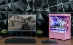 ViprTech Stryker 3.0 Gaming PC - AMD Ryzen 7 (4.1GHz Liquid Cooled), RTX 3060 12GB, 16GB DDR4 3200, 1TB SSD, WiFi BT, Win 11 Pro, RGB, Gaming Desktop Computer Prebuilt, Pink