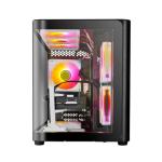 WIWB Gaming Desktop Core I9-13900HX PC Computer, RTX 5060 8G, 32G DDR5 RAM, 1TB NVME SSD, WiFi 6, 4K 8K VR Ready Prebuilt Gaming PC Tower for Home and Office（Black）