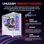 Skytech Gaming Archangel 5 Gaming PC, AMD Ryzen 7 7700 3.8GHz, NVIDIA RTX 5060, 1TB NVMe SSD, 32GB DDR5 RAM 6000, 750W Gold PSU, Wi-Fi, Win 11, Desktop