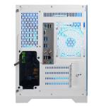 Periphio Atlas Gaming PC, Liquid Cooled AMD Ryzen 5 5600GT up to 4.4GHz with Radeon RX Vega 7 Graphics (Gaming Optimized), 16GB RAM, 1TBNVMe SSD, WiFi, Windows 11 Desktop, White, 1080p Gaming Computer