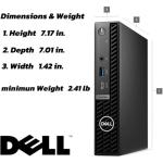 Dell OptiPlex Micro Desktop Computer | 12 Gen Intel i9-12900K 16-Core | 16GB DDR5 RAM | 1TB PCIe NVMe SSD | Ultra-Compact Business PC | Wi-Fi 6E | Dual 4K Display Support | HDMI & DP | Windows 11 Pro