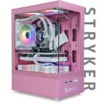 ViprTech Stryker 3.0 Gaming PC - AMD Ryzen 7 (4.1GHz Liquid Cooled), RTX 3060 12GB, 16GB DDR4 3200, 1TB SSD, WiFi BT, Win 11 Pro, RGB, Gaming Desktop Computer Prebuilt, Pink