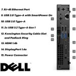 Dell OptiPlex Micro Desktop Computer | 12 Gen Intel i9-12900K 16-Core | 16GB DDR5 RAM | 1TB PCIe NVMe SSD | Ultra-Compact Business PC | Wi-Fi 6E | Dual 4K Display Support | HDMI & DP | Windows 11 Pro