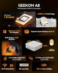 GEEKOM A8 Mini PC: Ryzen 7, 32GB RAM, 1TB SSD