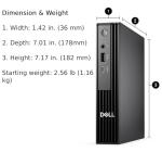 Dell OptiPlex 7020 Micro, Intel i7, 32GB RAM