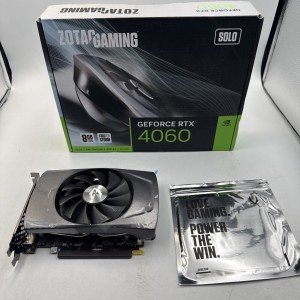 ZOTAC GAMING GeForce RTX 4060 8GB Solo DLSS 3 GDDR6 128-bit Graphics Card