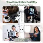 3 in 1 Flash Drive for iPhone – Plug & Play – 512GB Photo Saver for Android, iPad, Galaxy, Mac & PC – FYRIS USB-A, USB-C & Lightning Plug,External Storage Jump Drive, MFi Certified (Skull)