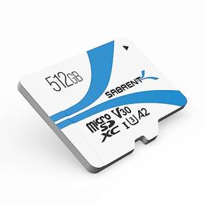 SABRENT Rocket V30 A2 512GB MicroSDXC Memory Card R100MB/s W30MB/s Compatible with Steam Deck, Nintendo-Switch, Go Pro, Cameras, Smartphones. (SD-MQ30-512)