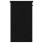 vidaXL Computer Tower Stand Black Engineered Wood 13.8x17.7x30.3 in