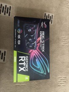 ASUS ROG Strix Geforce RTX NVIDIA 3060 12GB OC Graphics Card Gaming
