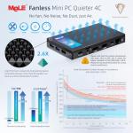 MeLE Quieter4C Fanless Mini PC with 4K Support