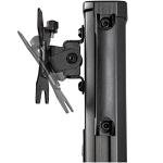 Mobile Workstation Cart with Monitor Mount and Tray