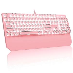 MageGee Retro Punk Mechanical Gaming Keyboard with LED