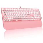 MageGee Retro Punk Mechanical Gaming Keyboard with LED