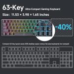 DIERYA T63 60% Wireless Mechanical Gaming Keyboard