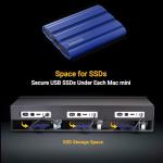 Sonnet RackMac mini (2024+) – 2U Rackmount Enclosure for 1, 2, or 3 Mac mini Computers, Pro 19-Inch Rack Mounting Solution