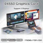 SOYO RX550 4GB GDDR5 Graphics Card for Gaming