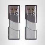 PNY P-FD256X2TBOP-MP 256GB Turbo Attaché 3 USB 3.0 Flash Drive,Silver (Pack of 2)