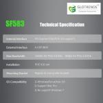 GLOTRENDS 4-Port PCIe Adapter Card for NVMe RAID