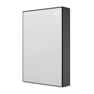 Seagate One Touch 4TB External Hard Drive - Silver