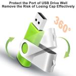 20-Pack Colorful 2GB USB Flash Drives with Lanyards