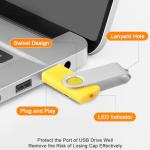 20-Pack Colorful 2GB USB Flash Drives with Lanyards