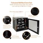 Tecmojo 12U Enclosed Wall Mount Rack Kit