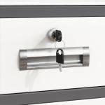 Under-Desk Metal Locking File Cabinet with Drawers