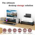 Heavy-Duty Metal Monitor Stand with Drawer