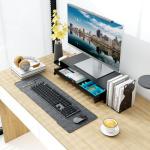 Heavy-Duty Metal Monitor Stand with Drawer