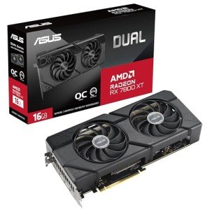 ASUS Dual Radeon RX 7800 XT OC Edition 16GB GDDR6 (AMD RDNA 3, PCIe 4.0, 16GB GDDR6 Memory, HDMI 2.1, DisplayPort 2.1)