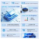 Intel NUC 13 Pro Mini Desktop, Core i5, 1TB SSD