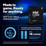 Intel Core Ultra 5 245KF Desktop Processor