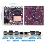 Glovary Mini ITX NAS Motherboard with DDR5 RAM