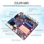 Glovary NAS N355 Mini ITX Motherboard Bundle