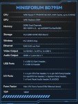 MINIS FORUM BD795m Motherboard with AMD Ryzen 9 CPU
