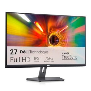 Dell S2721NX 27 Zoll Full HD (1920x1080) Monitor, 75Hz, IPS, 4ms, AMD FreeSync, Ultradünner Rahmen, 2x HDMI, 3 Jahre Garantie, Schwarz