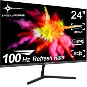 Minifire 24" USB-C FHD 100Hz Monitor with Speakers