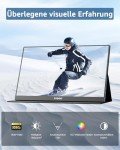 Yodoit 15.6" FHD Portable Monitor with Speakers