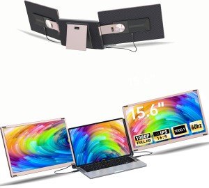 15.6" FHD 1080P Portable Laptop Screen Extender