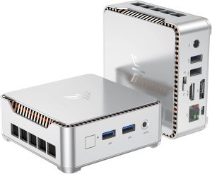 NiPoGi Mini PC E2 Windows 11 Intel 12th N97 8GB+256GB Win11 2,4G/5G WIFI BT4.2