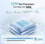 Teclast N20 Pro Mini PC Intel N95 8GB RAM