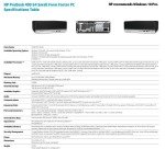 HP ProDesk 400 G4 SFF Desktop Barebone PC