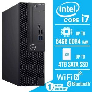 Dell i7 Desktop PC, 64GB RAM, 4TB SSD