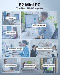 Kamrui 4K UHD Mini Office PC with Intel N95