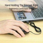 Sleek USB Optical Mouse for Laptops and Desktops
