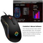 COMBRITE USB Wired Gaming Mouse with RGB Lighting